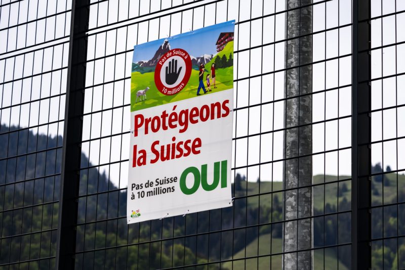 , EIDGENOESSISCHE VOLKSINITIATIVE 'KEINE 10-MILLIONEN-SCHWEIZ! (NACHHALTIGKEITSINITIATIVE) 